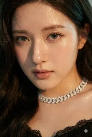 Zhao Lusi Red Carpet Gothic Chic Portrait
