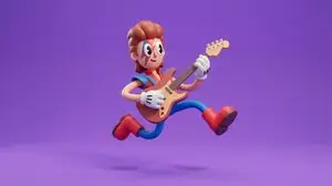 Rubberhose 3D Character Prompt