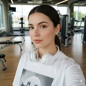 Sporty Gym Selfie Identity Preservation Prompt