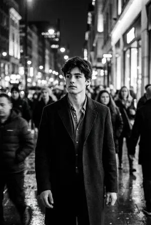 Black and White Cinematic Motion Portrait