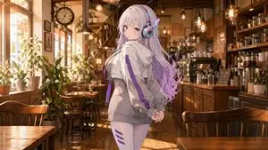 Walk in the Breeze to a Cafe