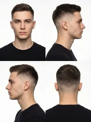 4-Panel Studio Portrait Grid