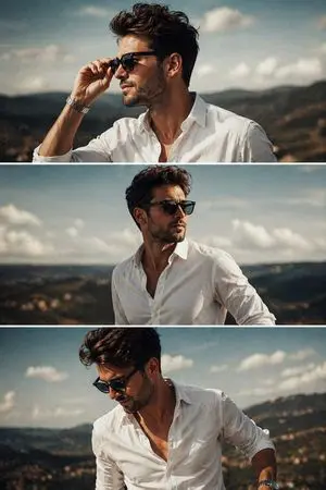 Cinematic Fashion Triptych