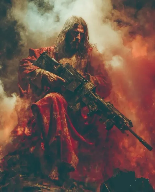 Dark Fantasy Battlefield Warrior