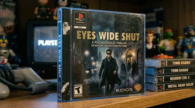 playstation 1 game case with a movie tie-in game