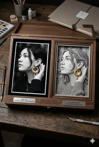 Mixed Media Artist Studio Display