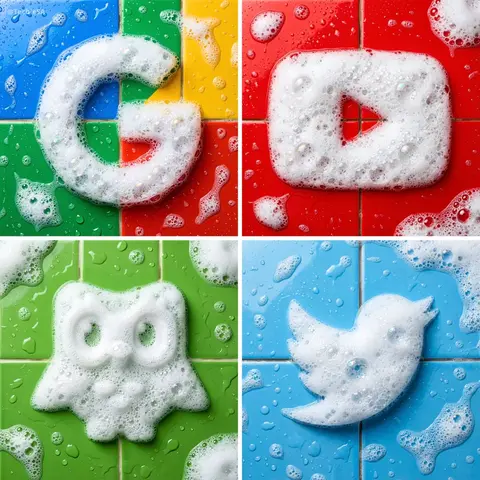 soap foam sculpture in the exact shape of the