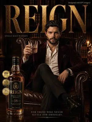 Premium Whiskey Brand Advertisement