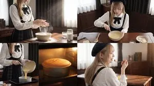 Cinematic Cake Making Process Video Prompt