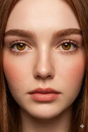 Extreme Close-Up Fashion Beauty Portrait