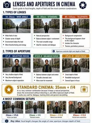 Cinema Lens Infographic Guide