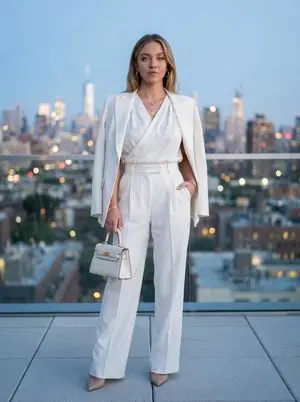 Rooftop Editorial Portrait at Dusk