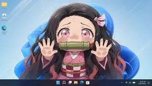 Anime Girl Windows 11 Desktop Wallpaper