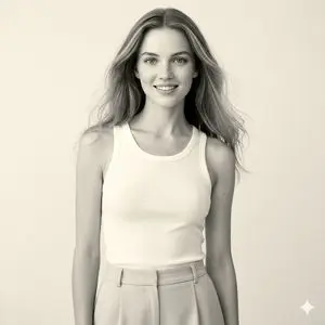 Realistic Black-and-White Studio Portrait Prompt