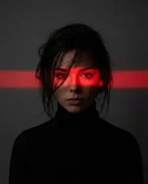 Cinematic Cyberpunk Portrait Pair