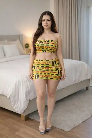 Caution Tape Fashion Photography Prompt