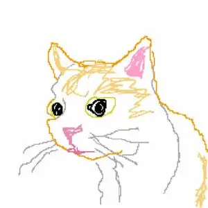 Scribbly MS Paint Transformation