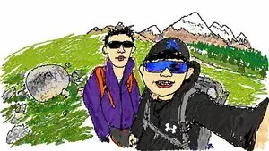 Hiking Photo to Marker Sketch