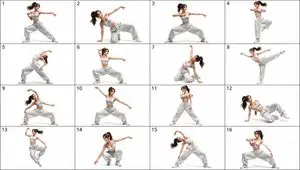 16-Pose Dance Reference Sheet