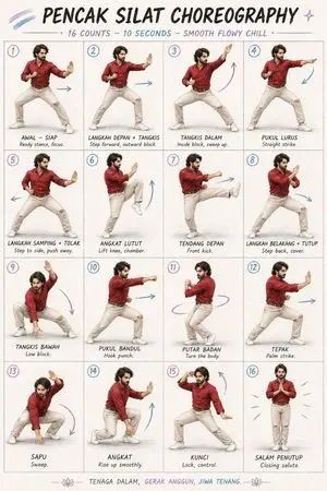 Martial Arts Choreography Poster