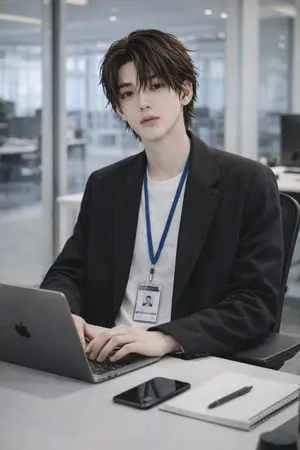 Stylish Office Worker Portrait