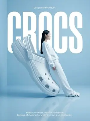 Surrealist High-Fashion Brand Poster