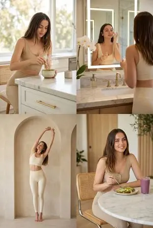 Luxury Wellness Lifestyle Vignettes