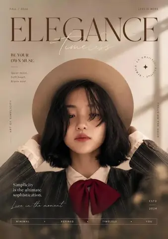 Soft Aesthetic Fashion Magazine Cover