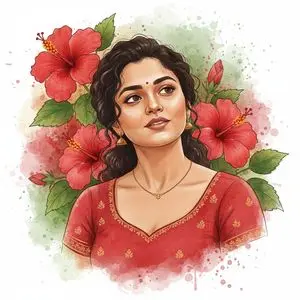 Digital Watercolor Illustration with Strict Identity Lock
