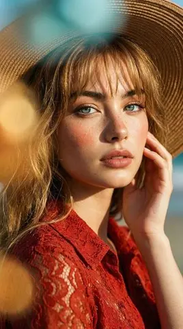 Golden Hour Fashion Portrait