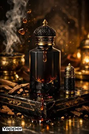 Ultra-Premium Arabian Luxury Perfume Product Photography