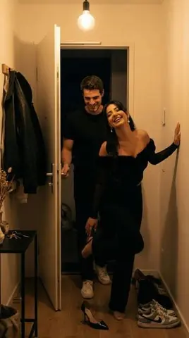 Ultra-Photoreal Candid Home Entry Night Scene Prompt