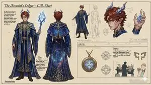 The Arcanist's Ledger Character Sheet