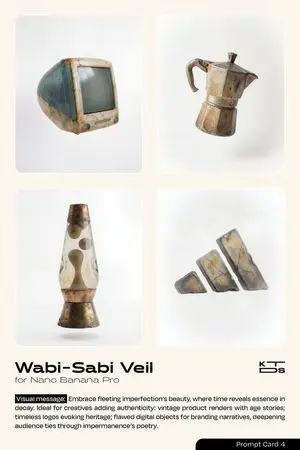 Wabi-Sabi Veil Aesthetic Prompt
