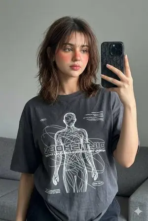 Editorial Mirror Selfie Edit