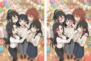 Anime Party Spot the Difference