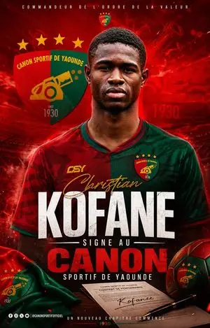 Football Signing Announcement Poster