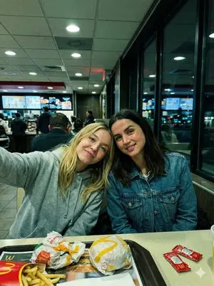 Sydney Sweeney and Ana De Armas at McDonalds Image Prompt