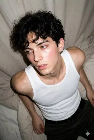2000s Digicam Flash Portrait