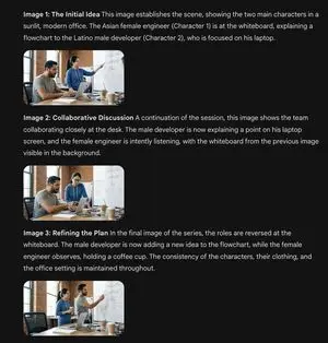 Character Consistency Template and Example Prompt