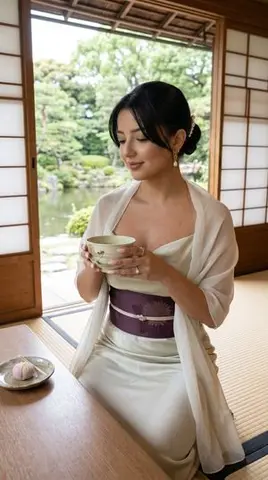 Japanese Garden Luxury Portrait