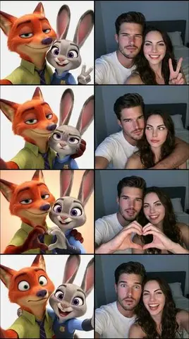 Animated Photobooth Grid