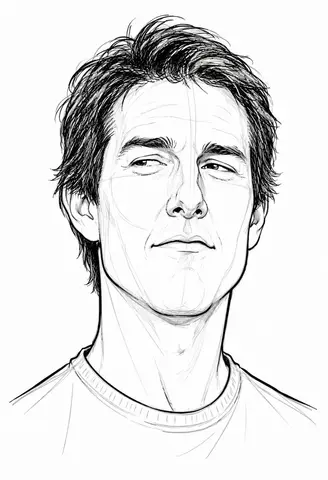 Monochrome Caricature Portrait Sheet
