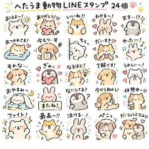 Quirky Animal Sticker Set