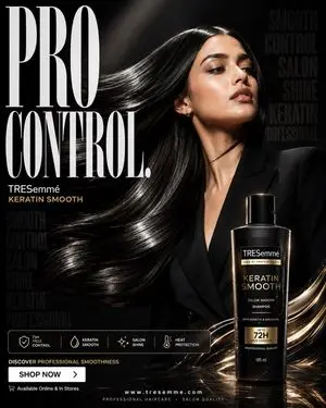 Luxury Keratin Shampoo Ad