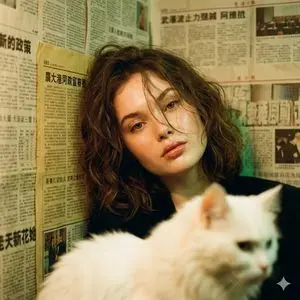 Photorealistic Hong Kong Retro Portrait Prompt