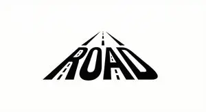 Minimalist Word-as-Object Logo Design