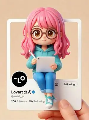 Pixar/Disney Style X (Twitter) Profile Card Prompt