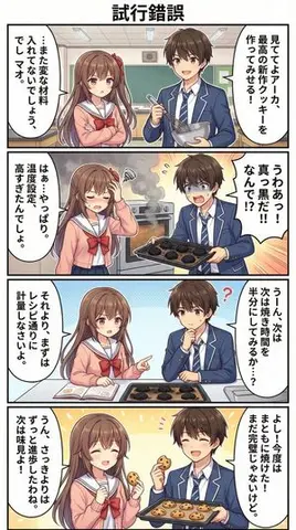 AI Manga Theme: Trial and Error