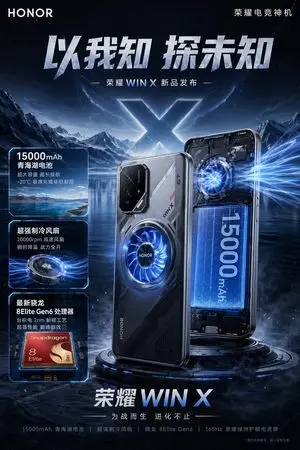 Futuristic Gaming Phone Launch Poster